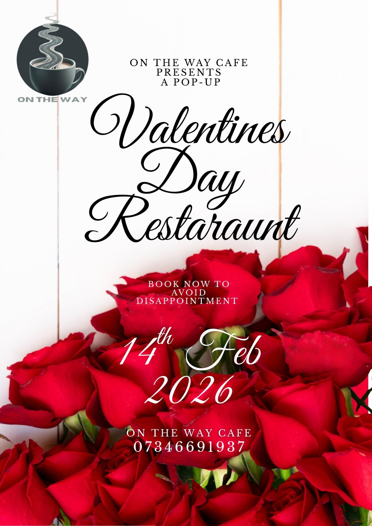 Valentines Day Pop Up Restaurant